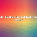 Réponse rapide : Combien faut-il défricher pour un terrain boisé ?